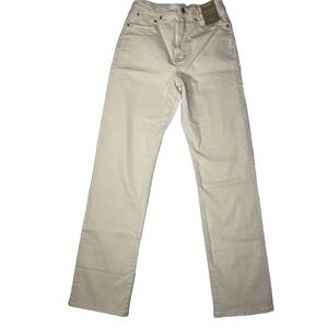 Madewell 90s Straight Leg Jeans Womens 27 Tall High Rise Ivory Cream